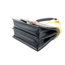 Fendi Kan I Pelle Nera e Tabacco