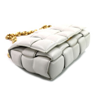 Bottega Veneta Cassette Chain Pelle Panna