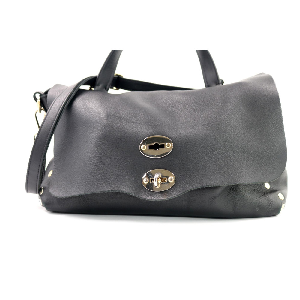 Zanellato Postina Schwarzes Leder