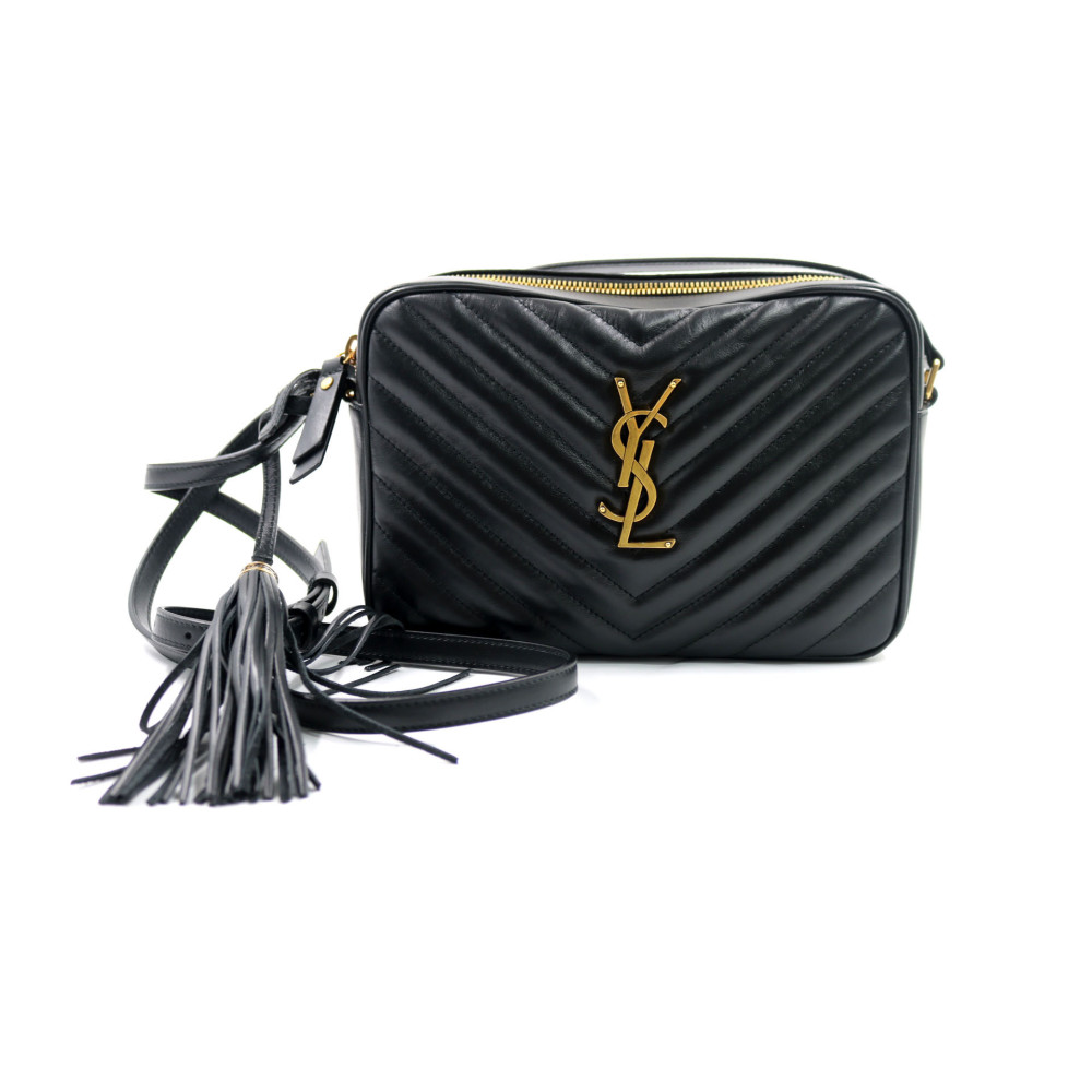 Saint Laurent Camera Bag Cuir Noir