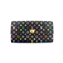 Louis Vuitton Portafoglio Sarah Multicolor Nero