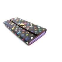Louis Vuitton Portafoglio Sarah Multicolor Nero