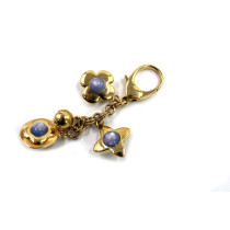 Louis Vuitton Charms Tresor Metallo Oro e Azzurro