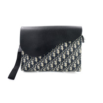 Dior Pochette Saddle A5 Pelle e Tela Oblique