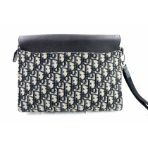 Dior Pochette Saddle A5 Pelle e Tela Oblique