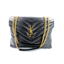 Saint Laurent Lou Lou Media Pelle Nera