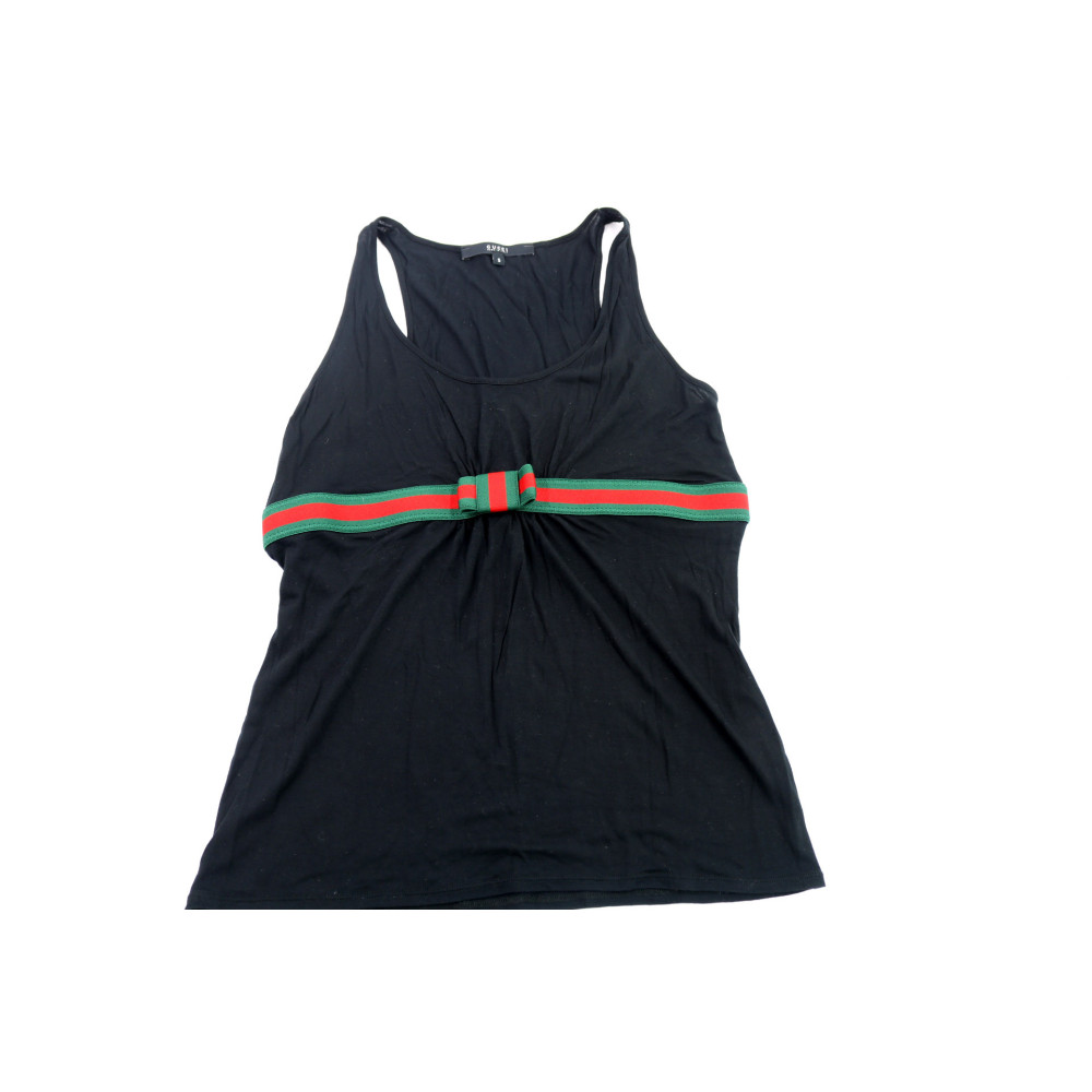 Gucci Top Cotone e Modal Nero