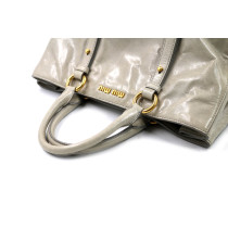 Miu Miu Shopping Pelle Grigia