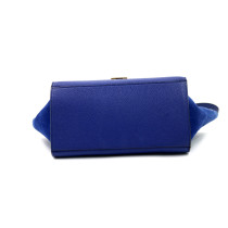 Celine Trapeze Pelle Blu