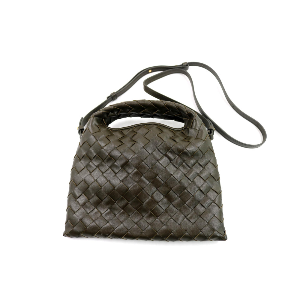 Bottega Veneta Hop Mini Pelle Verdone