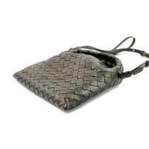 Bottega Veneta Hop Mini Pelle Verdone