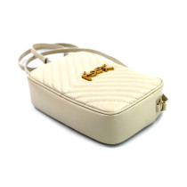 Saint Laurent Camera Bag Pelle Panna