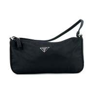 Prada Pochette Schwarzes Segeltuch