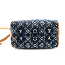 Louis Vuitton Speedy 25 Bandouliere Denim Blu