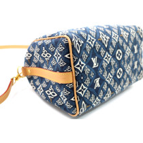 Louis Vuitton Speedy 25 Bandouliere Denim Blu