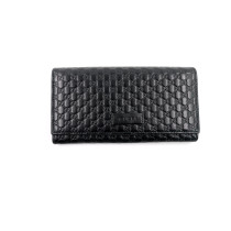 Gucci Portafoglio Pelle Micro Guccissima Nera