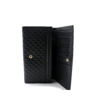 Gucci Portafoglio Pelle Micro Guccissima Nera