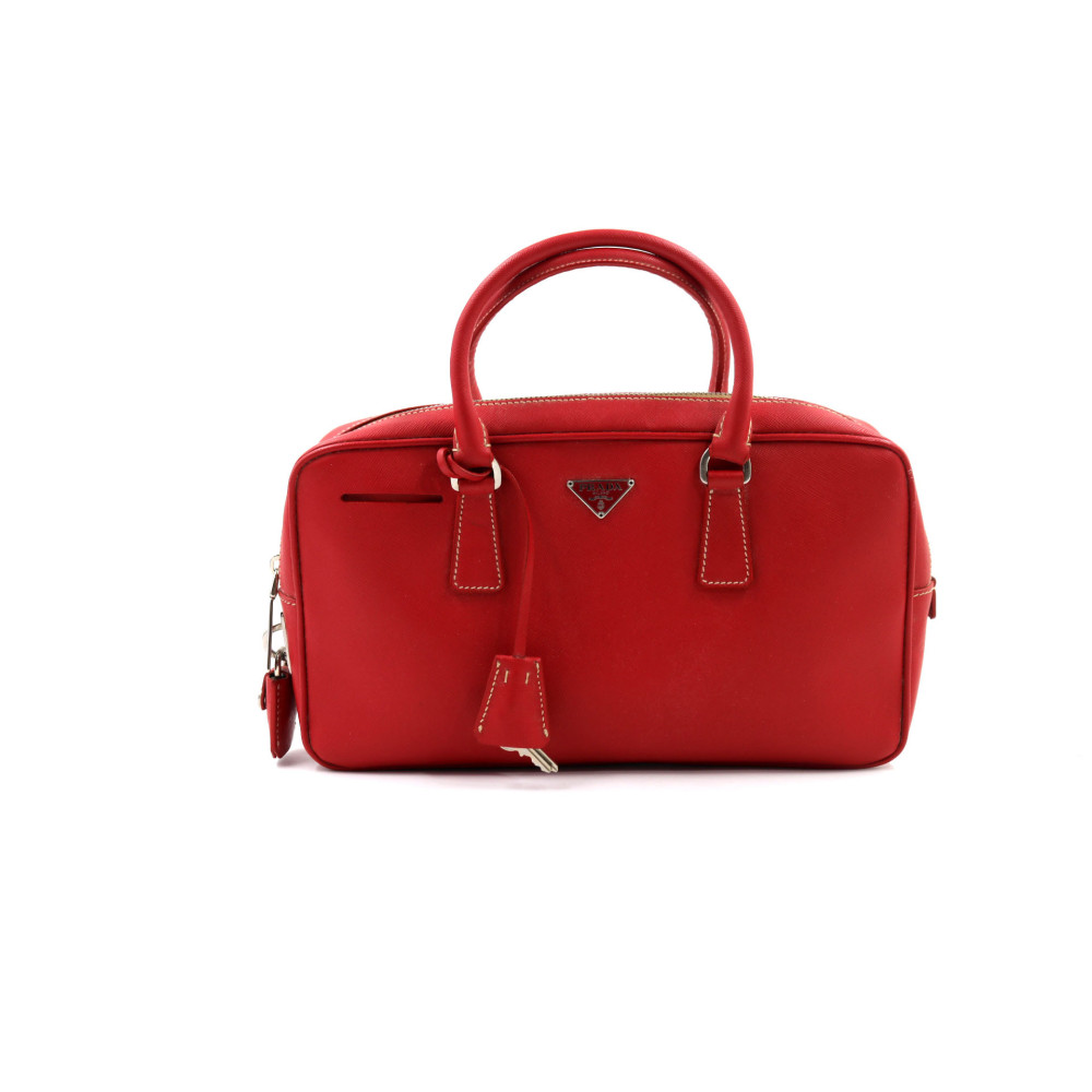 Prada Borsa a Mano Pelle Rossa