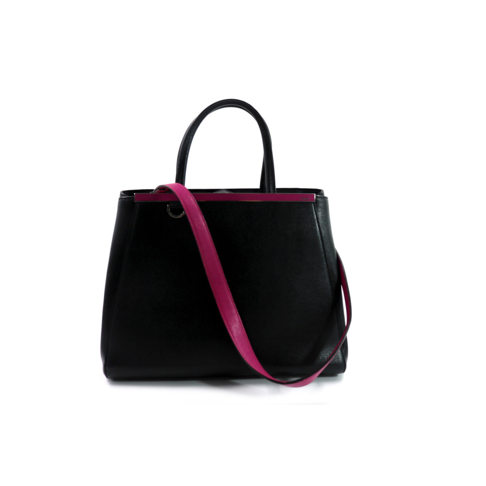 Fendi 2Jour Pelle Nera e Fucsia