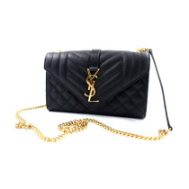 Saint Laurent Envelope Small Pelle Nera