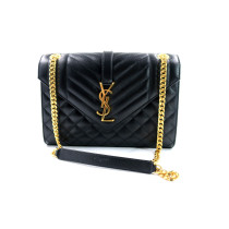 Saint Laurent Envelope Medium Pelle Nera