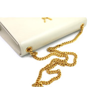 copy of Saint Laurent Kate Media Pelle Bianca