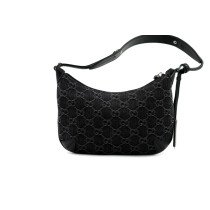 Gucci Horsebit Slim GG Denim Nera