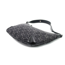 Gucci Horsebit Slim GG Denim Nera