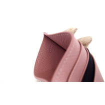 copie de Prada Portacarte Pelle Saffiano Rosa