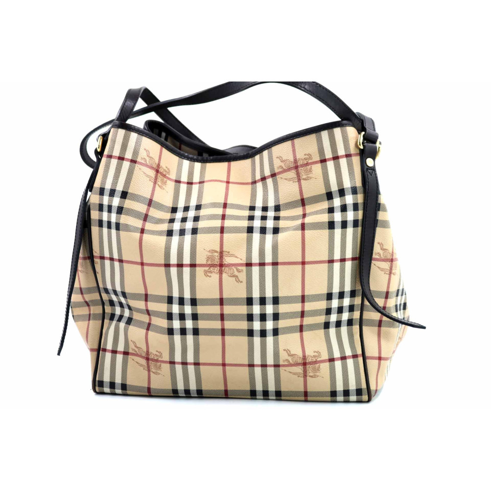 Burberry Tote Bag Canterbury Check Beige