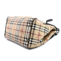 Burberry Tote Bag Canterbury Check Beige