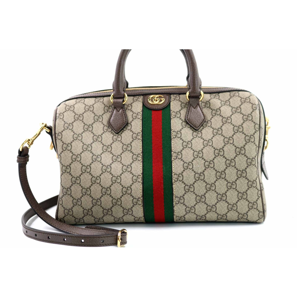 Gucci Bauletto Ophidia Misura Grande GG Beige