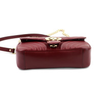 Gucci Marmont Media Pelle Rossa Ancora