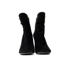 Gucci Stivaletti Pelle Scamosciata Nera