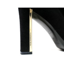 Gucci Stivaletti Pelle Scamosciata Nera