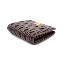Miu Miu Portafoglio Pelle Bordeaux