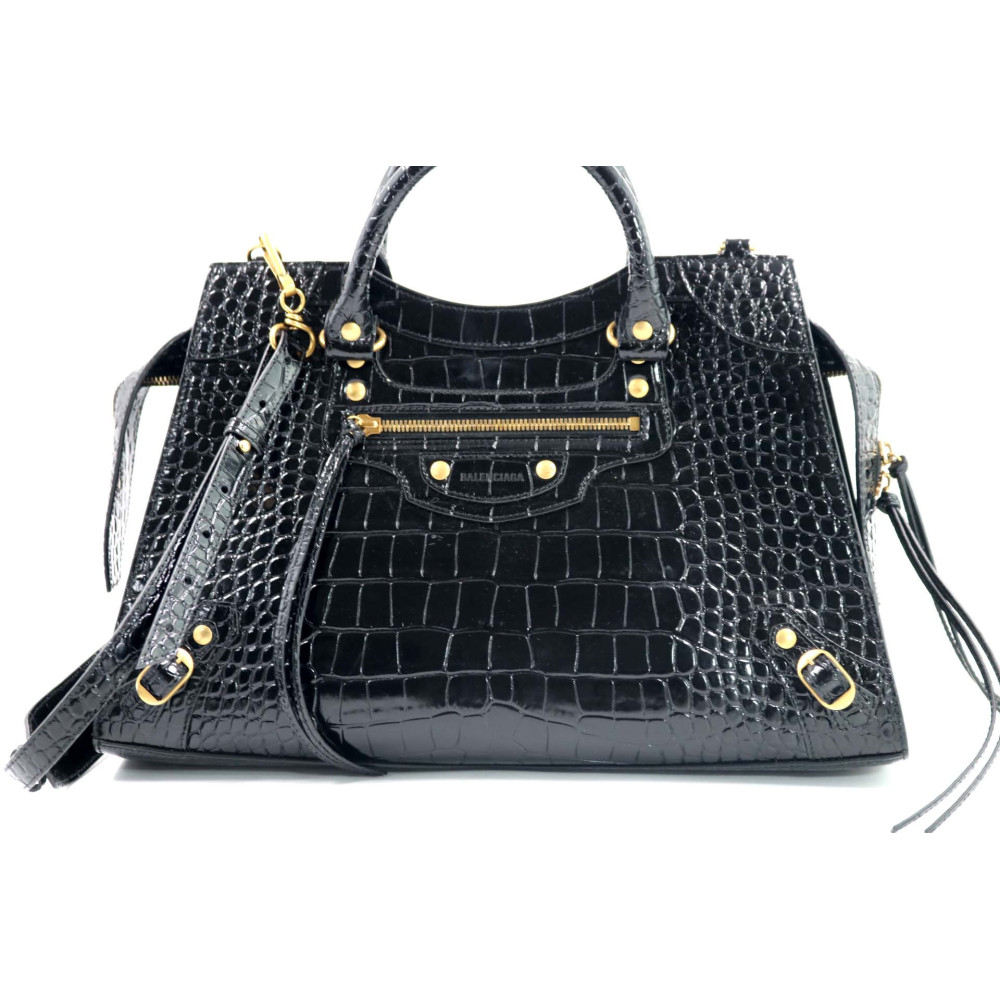 Balenciaga Neo City Black Leather