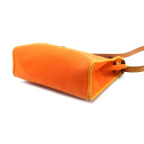 Hermes Herbag Tela e Pelle Arancio