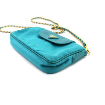 Prada Tracolla Tela Turchese