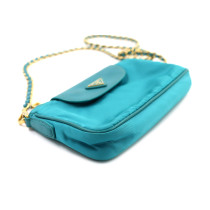 Prada Tracolla Tela Turchese