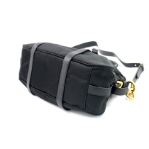 Prada Shopping Tela e Pelle Nera