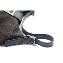 Fendi Shopping Tela e Pelle Nera