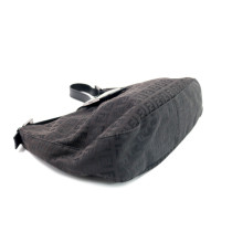 Fendi Shopping Tela e Pelle Nera