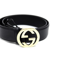Gucci Cintura Blondie Pelle Nera