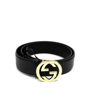 Gucci Cintura Blondie Pelle Nera