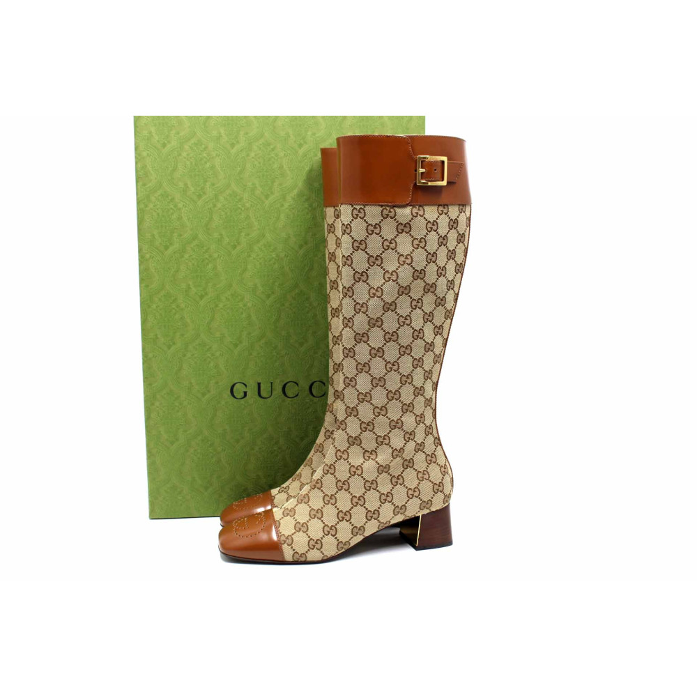 Gucci Stivali GG Beige