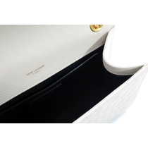 Saint Laurent Envelope Pelle Bianca Vintage