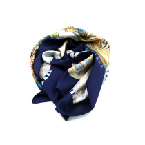 Hermes Foulard Cavalier Peuls Seta Multicolor