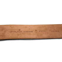 Fendi Cintura Zucca e Pelle Marrone