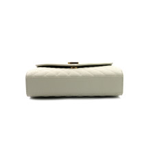 Saint Laurent Envelope Medium Pelle Bianco Avorio